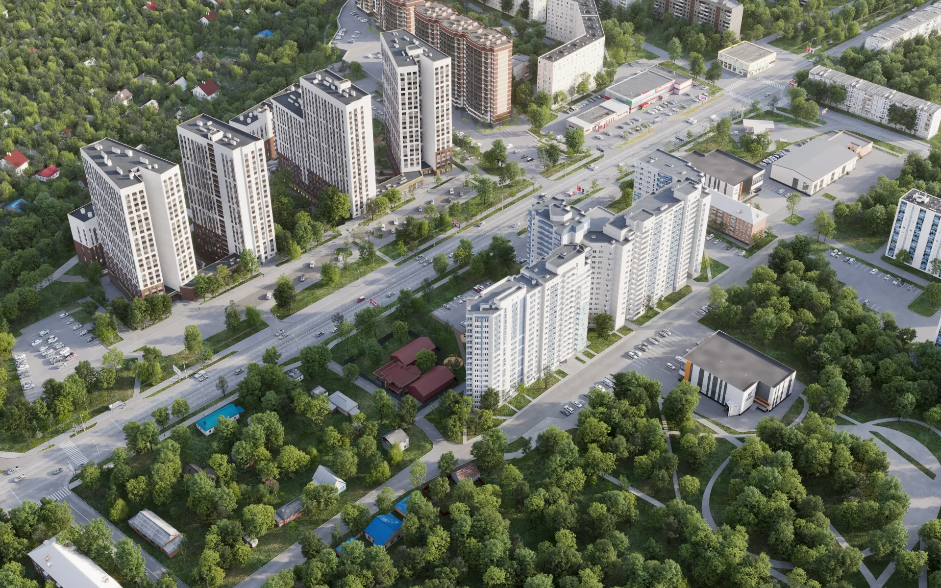 Речной Парк 1 очередь 1 этап